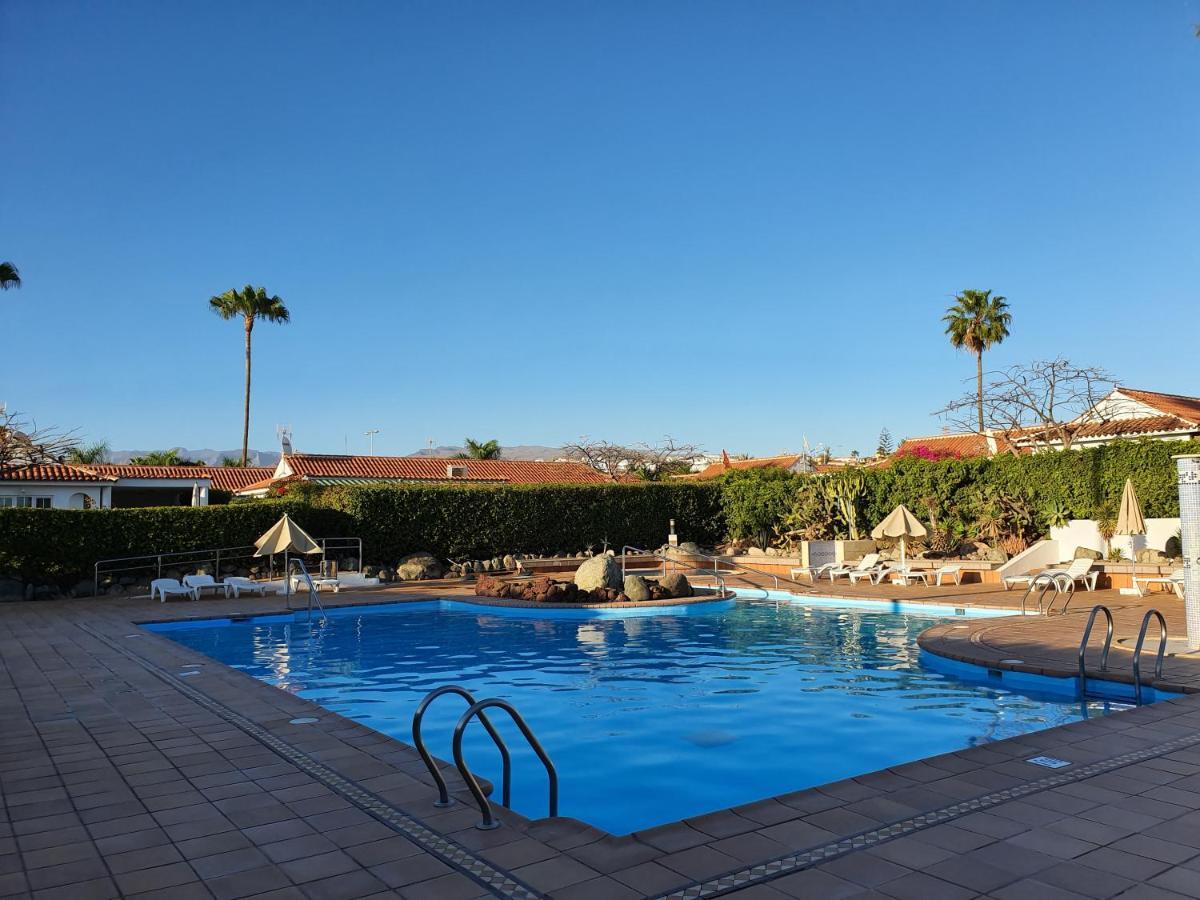 Pool & Wifi Free Shared Flat Private Room By Ocean Park Maspalomas  Eksteriør billede